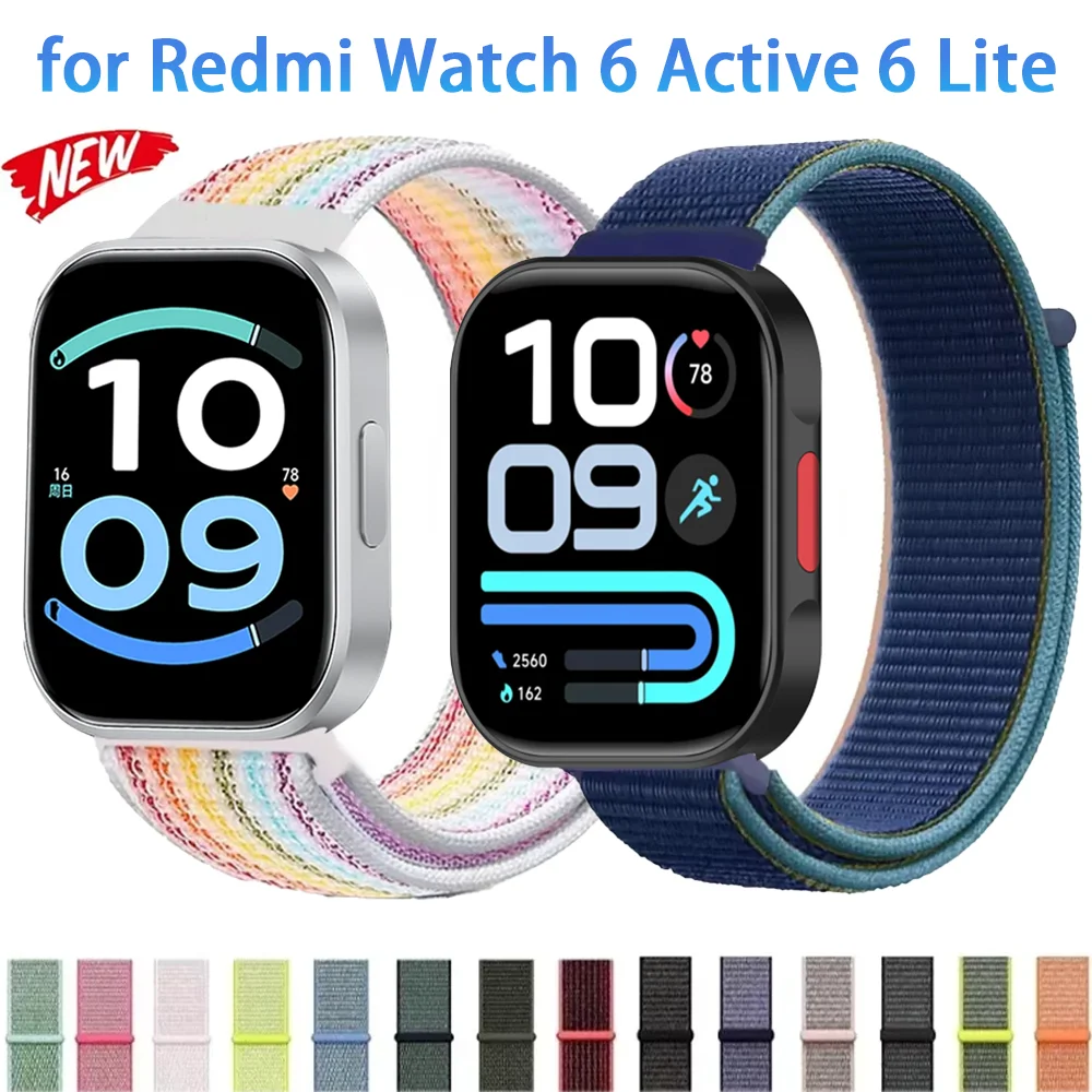 Xiaomi Luxury Watch - สายรัดข้อมือไนลอนสำหรับ Redmi Watch 6 Active 6