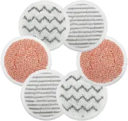 2pcs Dirt Grip Scrub Washable Pad Replacement Steam Mop Pads For Shark S7000AMZ S7001 S7000 T2 T21 Series Steam Mop