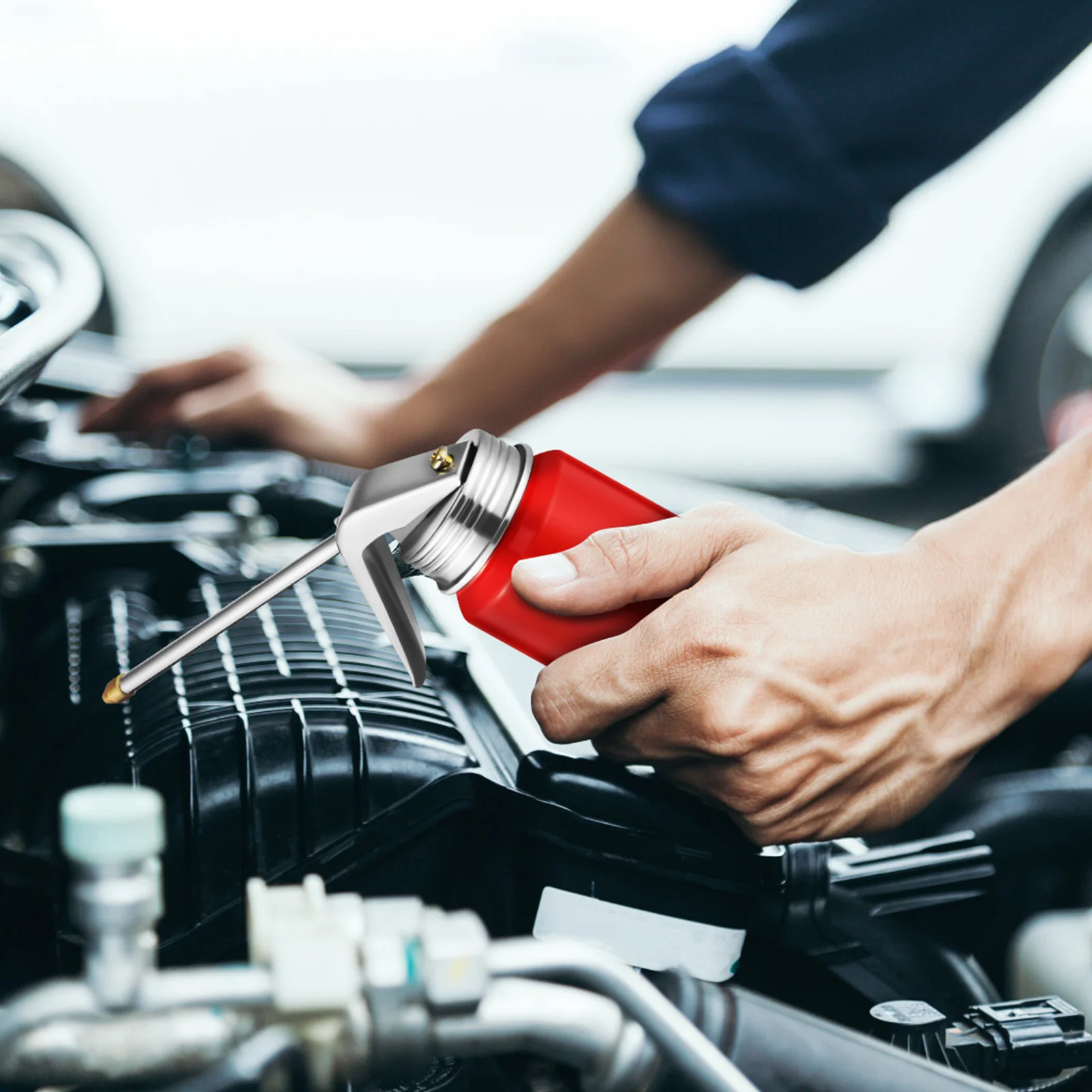 2ks čerpadlo mazač být schopen vysoký měrný tlak mazat být schopen motorový mazat dávkovač ruka čerpadlo oiling láhev s spout 200ml