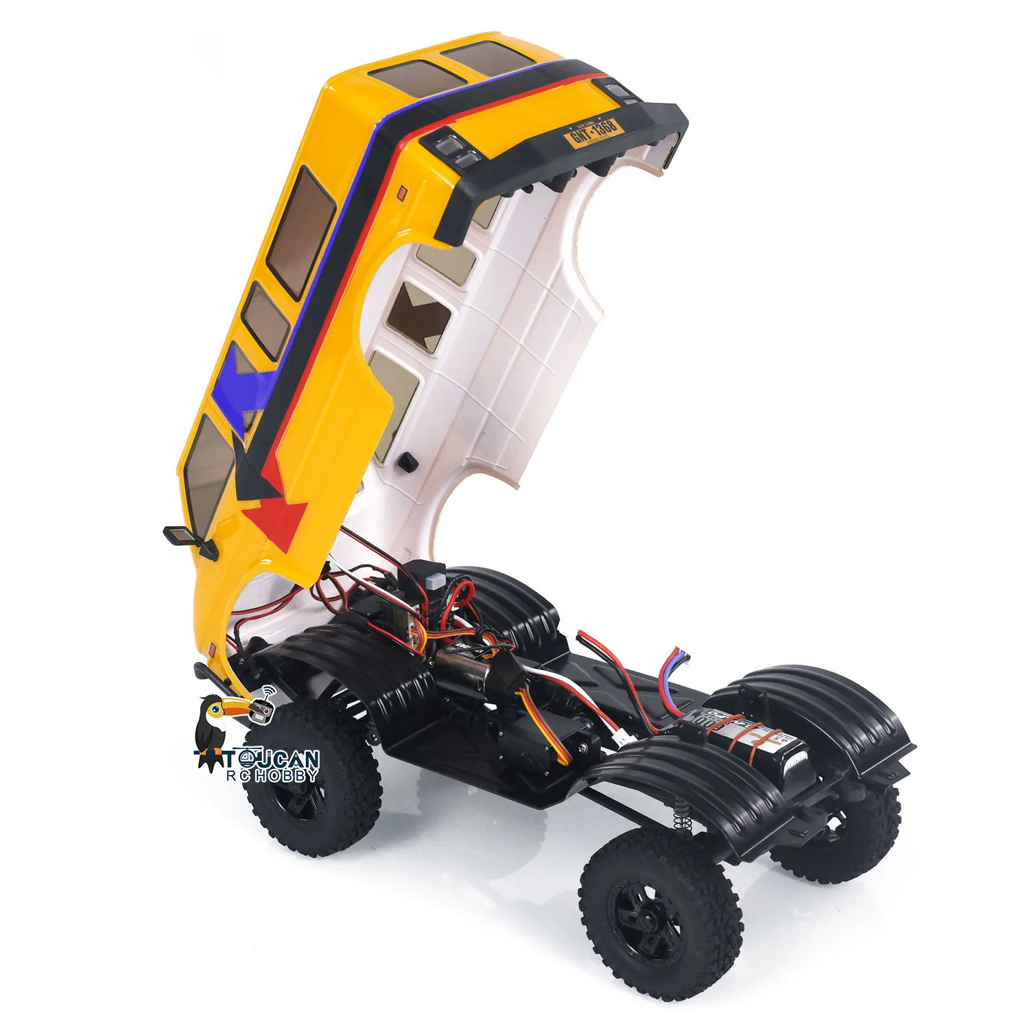 

Hobby Plus 1/18 RTR RC Crawler Car 4WD 2-Speed Transmission Remote Control Off-road Vehicle Model for Kids and Adults