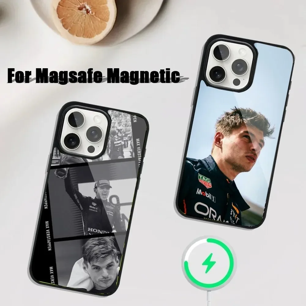

F1 Formula 1 M-Max V-Verstappen Phone Case For iPhone 16,15,14,13,12,11,Plus,Pro,Max Mini Magsafe Magnetic Wireless Charging