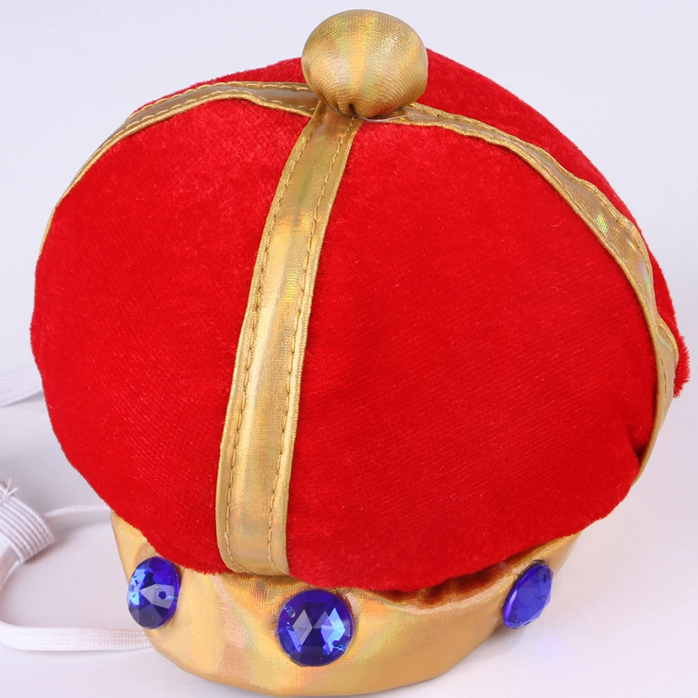 

1pc Pet Crown Hat For Cat Adjustable Soft Comfortable Funny Dress Up Accessory Party Christmas Costume Pet Headwear