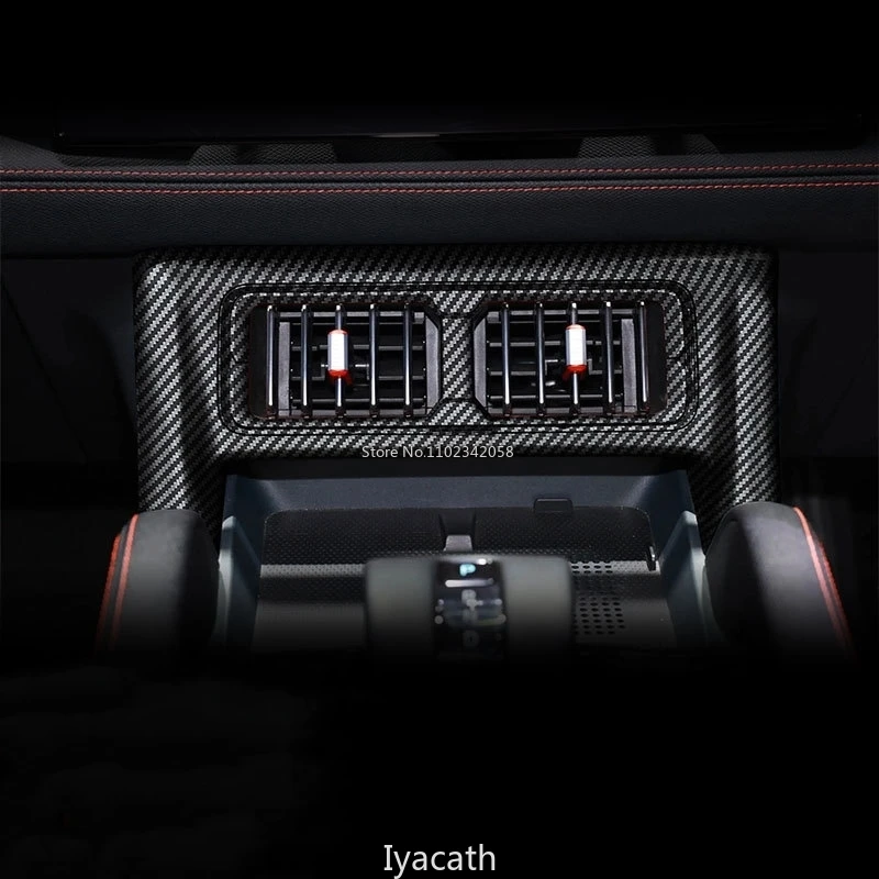 LHD RHD for BYD Shark 6 2024 2025 ABS Carbonfiber Door Handle Window Switch Gear Shift Panel Steering Wheel AC Vent Cover Trim