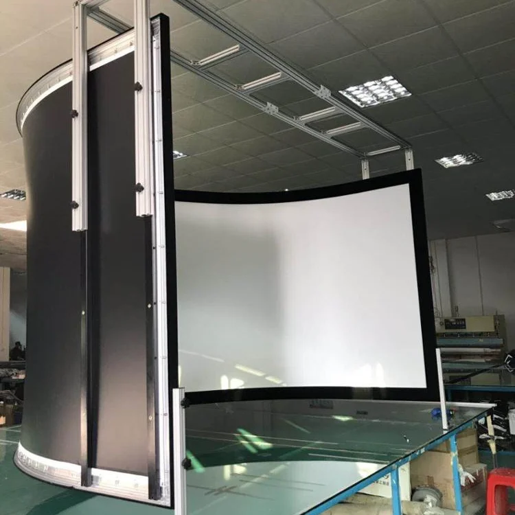 

Degree Customized Curved Projection Screen for Flight Simulator