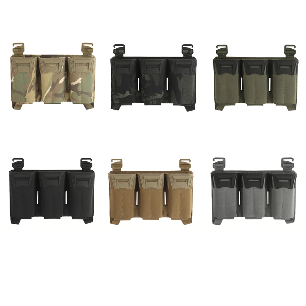 Pannello pacchetto funzionale tattico K triplo multicalibro, adatto a varie scatole funzionali lunghe 5,56/9 mm