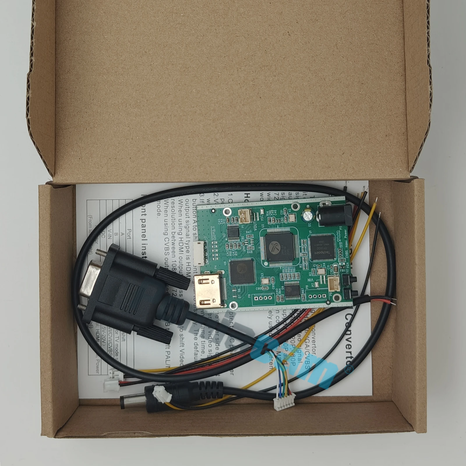 Video Signal Converter 1080P AHD To HDMI Video Resolution PAL/NTSC Mode AHD41 Video Convertor Board HDMI CVBS Output TVI Board