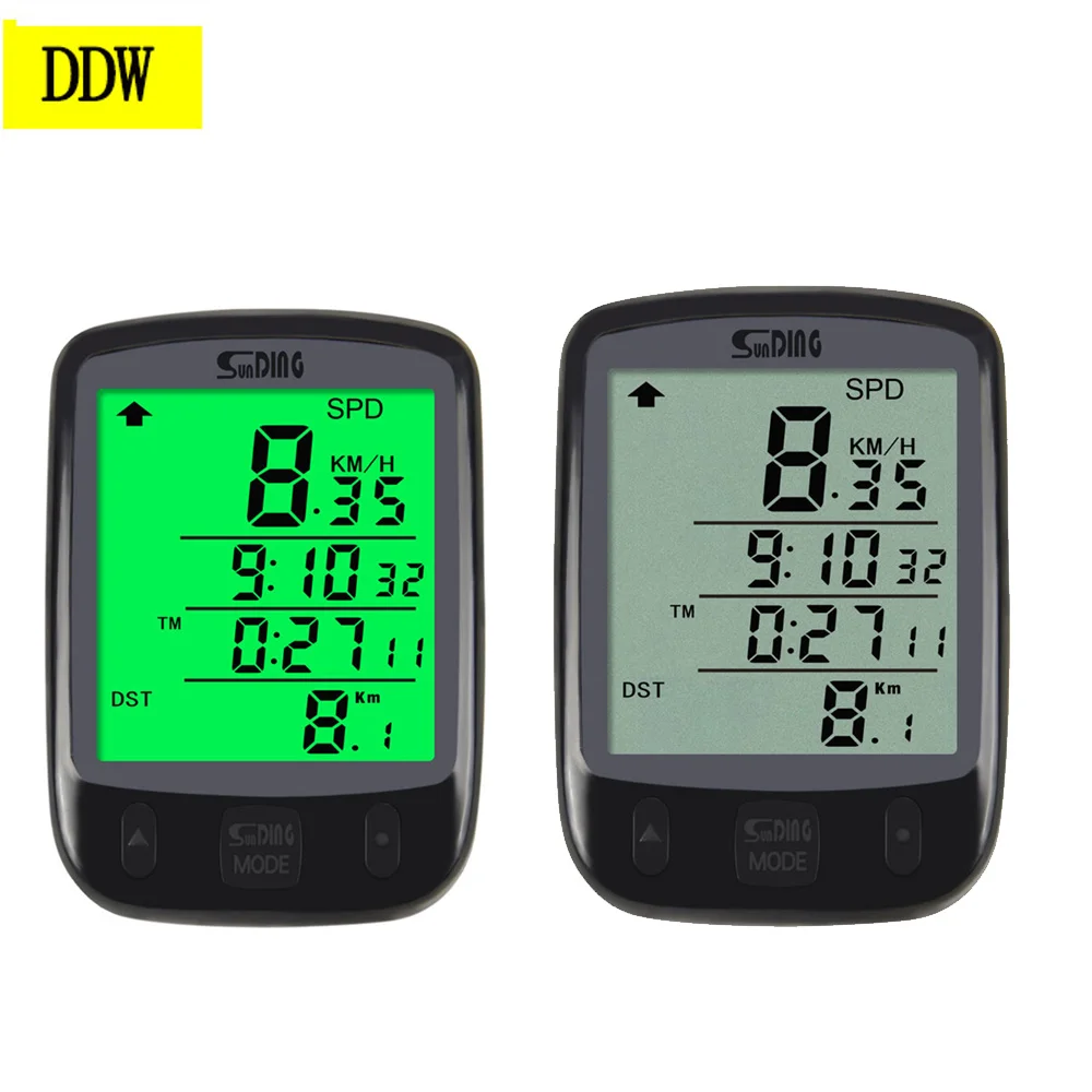 Bicycle Speedometer Waterproof Cycling Wired Speed Counter Code Table Digital MTB Bike Computers Cycling Riding Accessories