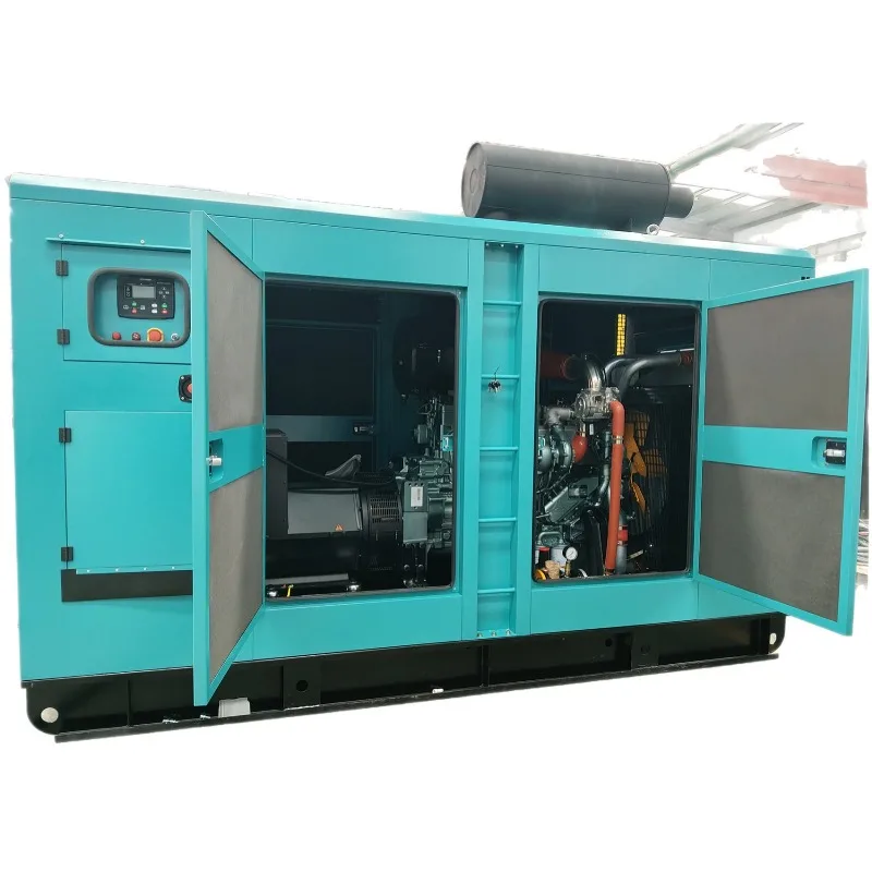200KW Heavy Duty Truck Gas Open Rack, Silent Box Generator Set