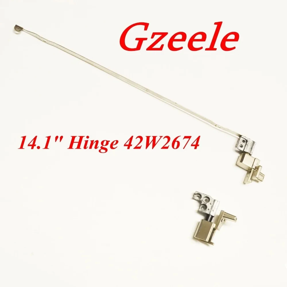 GZEELE NEW 1 pair LCD Hinges For Lenovo FOR Thinkpad T61 T61p 14.1