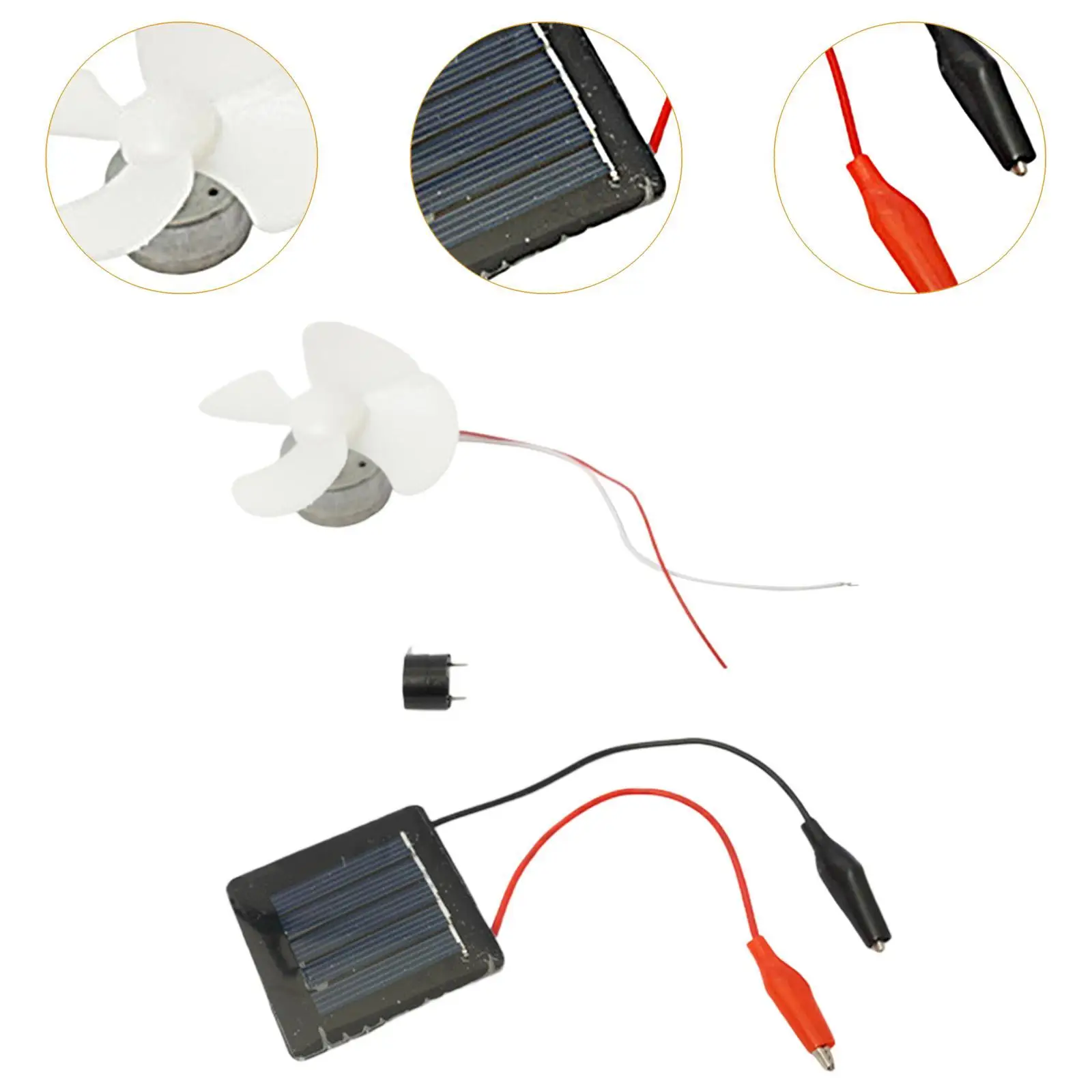 ชุดทดลองพลังงานแสงอาทิตย์ทำพัดลมด้วยตัวเอง อุปกรณ์เสริมการเรียนรู้การประสานงานระหว่างมือและตา ชุดทดลองวิทยาศาสตร์งานฝีมือสำหรับวัยรุ่นเรียนที่บ้าน