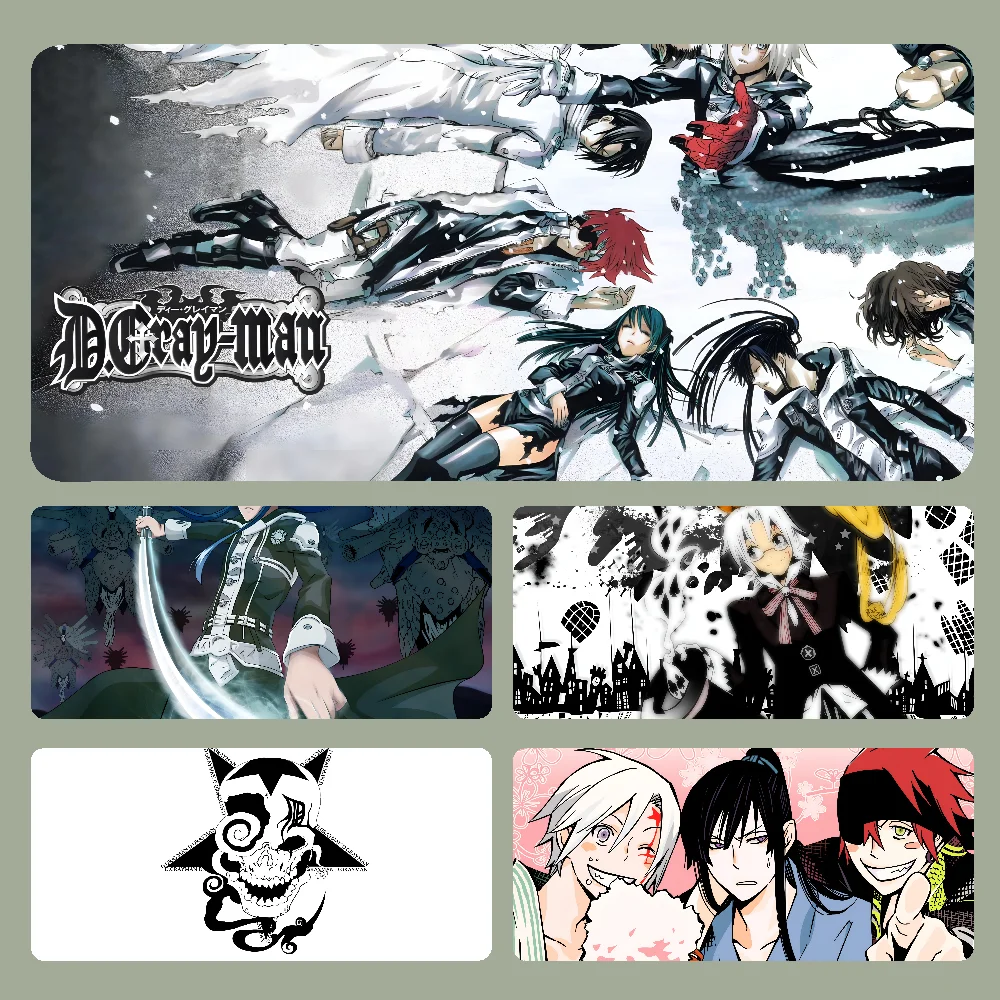 D.Gray-man Mousepad Large Computer Gaming Accessories MousePads Desk Mats Anti-slip Laptop Soft Mouse Pad