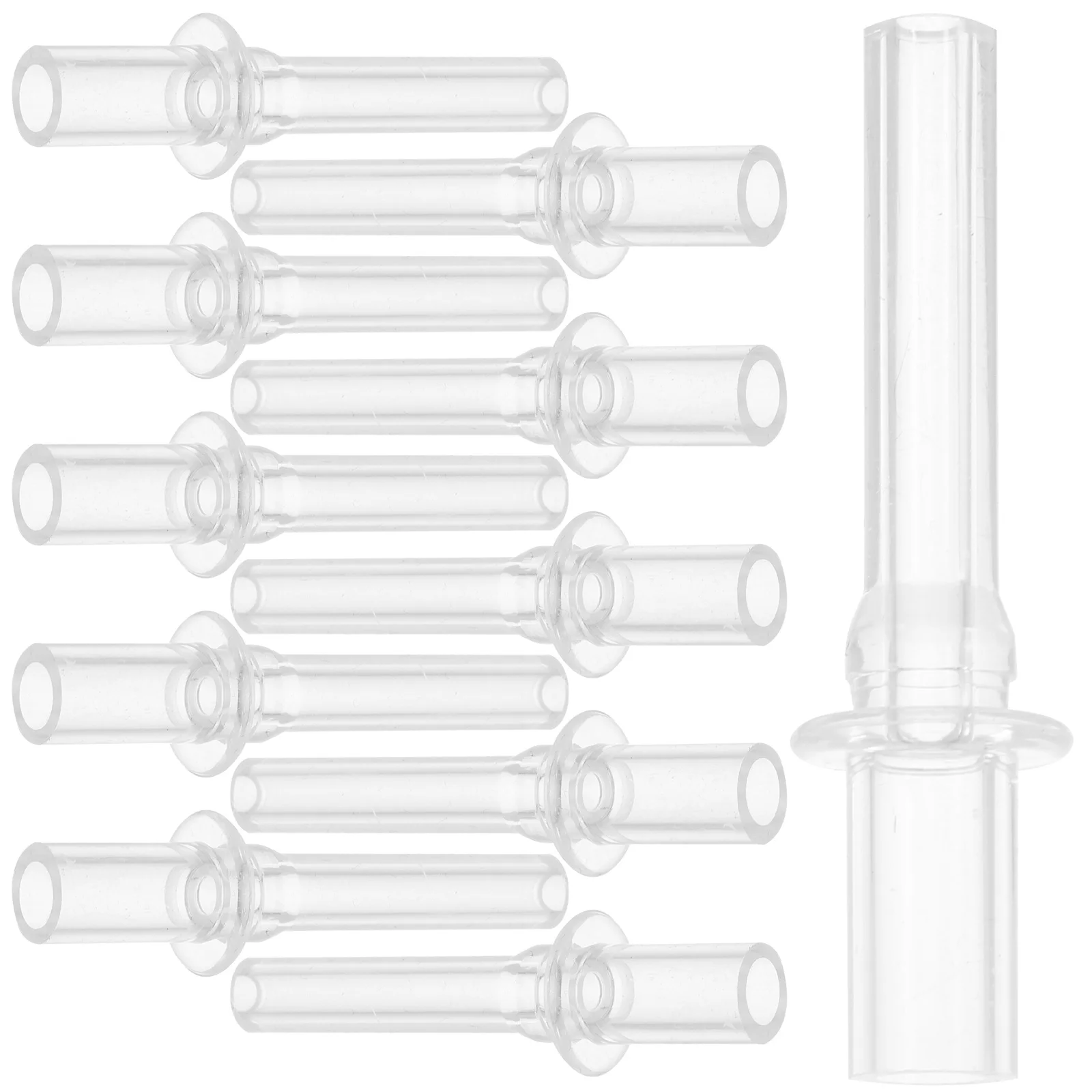 

10 Pcs Children Straw Cup Nipples Silicone Tips Water Bottles Baby Replacement Long Nozzles Reusable Safe Practical Lightweight