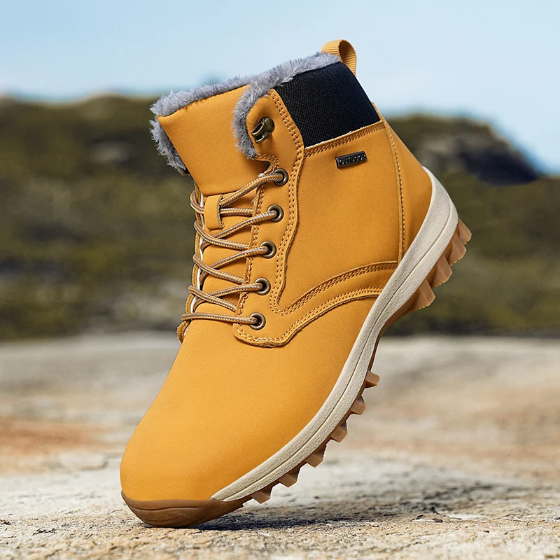

Winter Popular Hiking Shoes with Extra Fleece and Thickening for Warmth and Comfort, Snow Boots, Lightweight and Stylish Outdoor