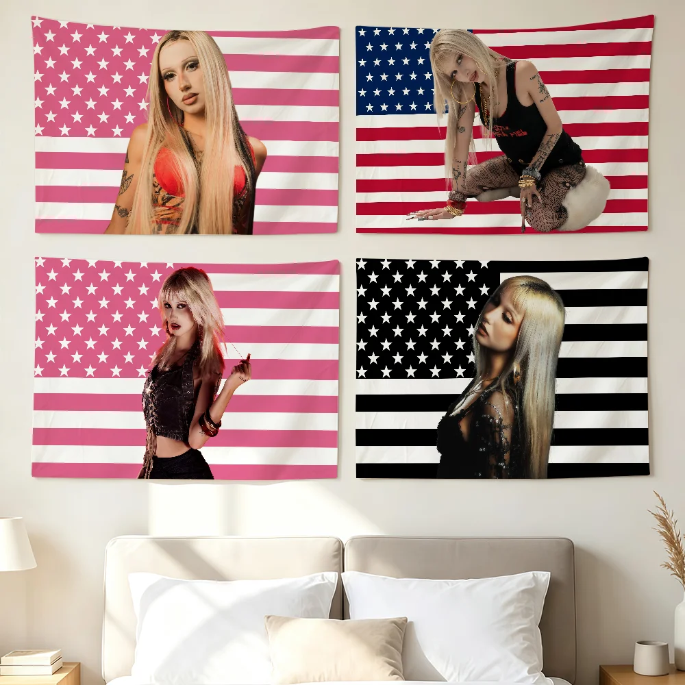 Singer M-Metrika LA ORDEN Flag Wall Decorations Home Decor Suitable For Living Rooms Bedrooms Dormitories Parties And Holidays