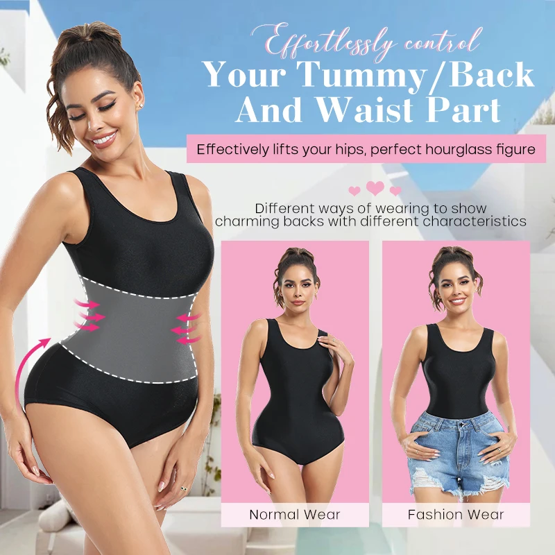 Slimming Waist Body Shaper Women Tummy Control Butt Enhancer Shapewear Bodysuit