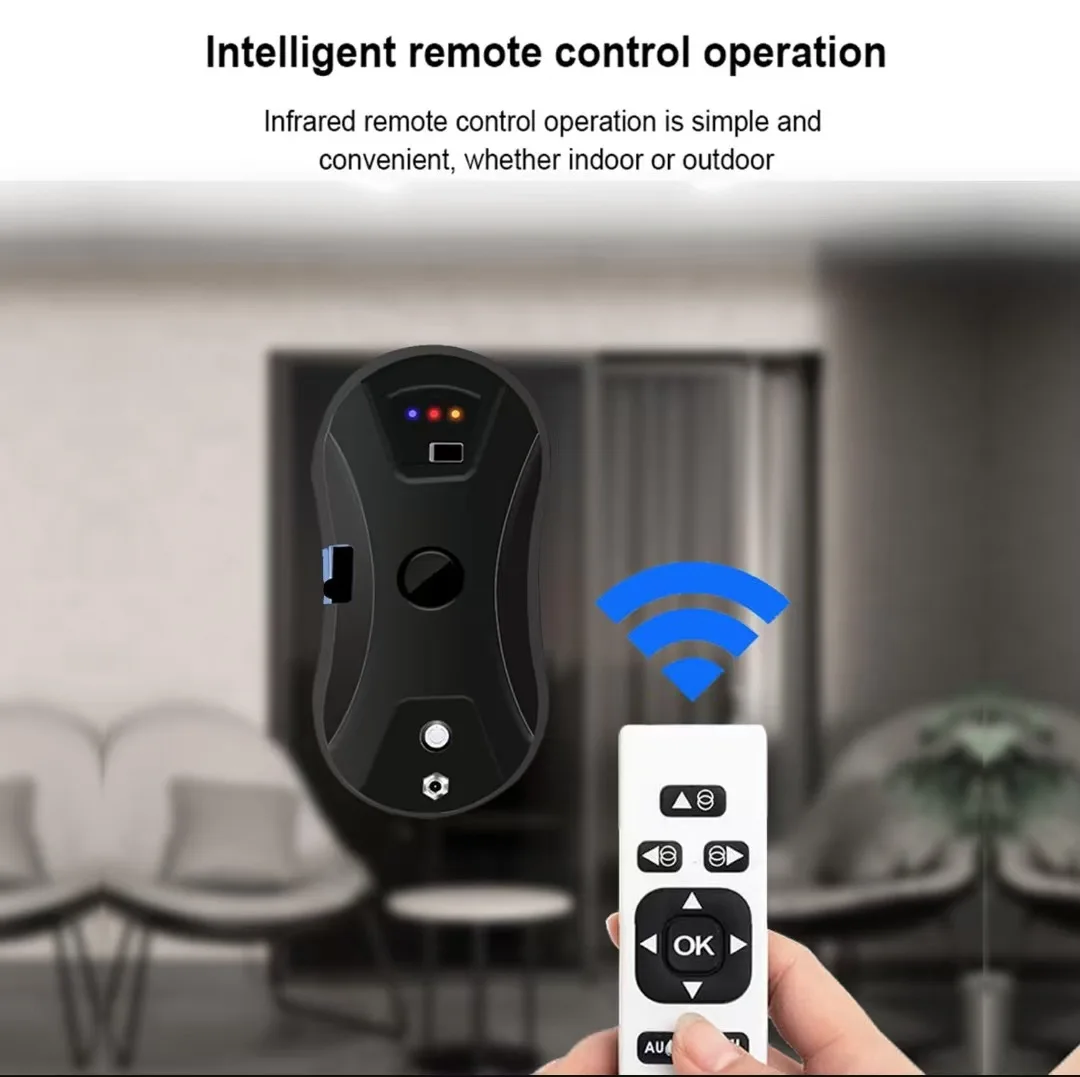 Source Factory Wholesale Intelligent Remote Control Window Cleaning Robot Large Suction Electric Window Cleaners for