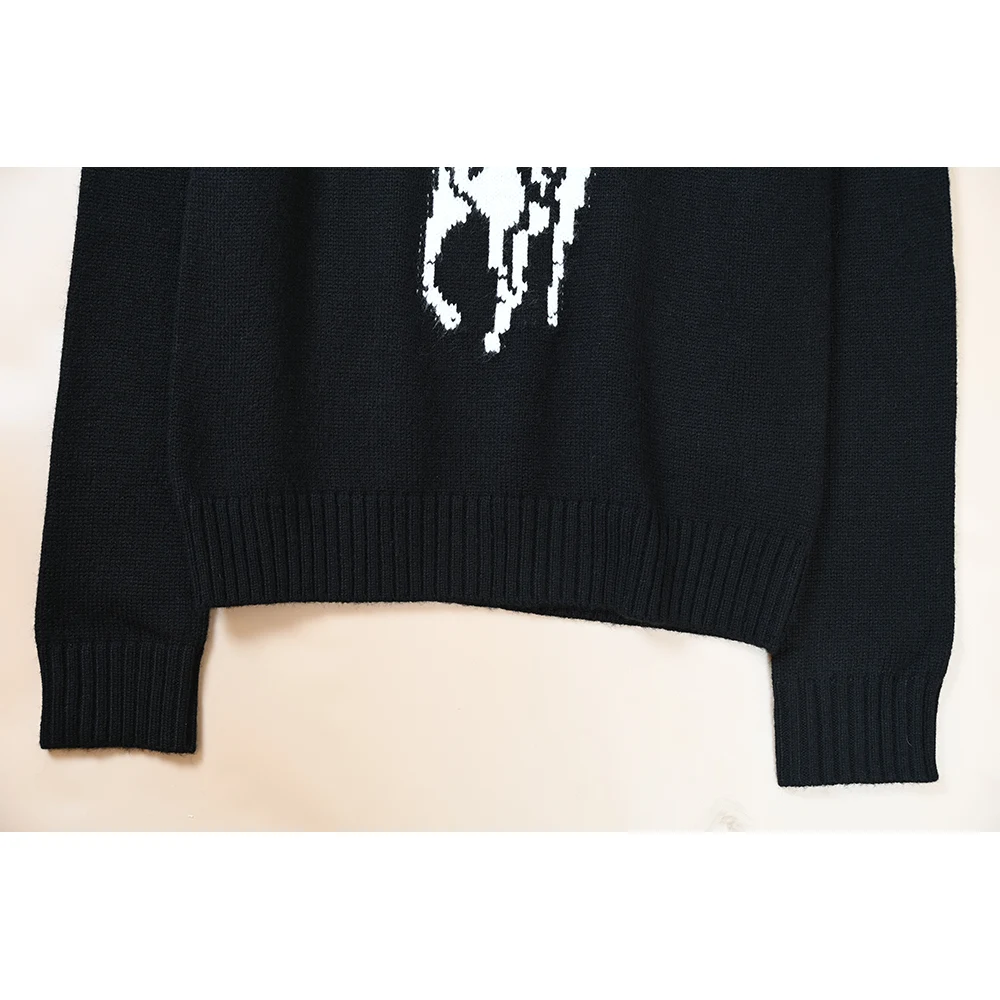 Women's Winter High Collar Thi Woolen Knitted Sweater Warm Cozy Neline Long Sve Regular Fit  Color Commute Sle