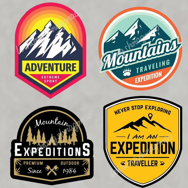 

Expedition Travel Car Sticker Never Stop Exploring Waterproof Decorative Accessories Vinyl Stickers for 4X4 Off Road Use Camping