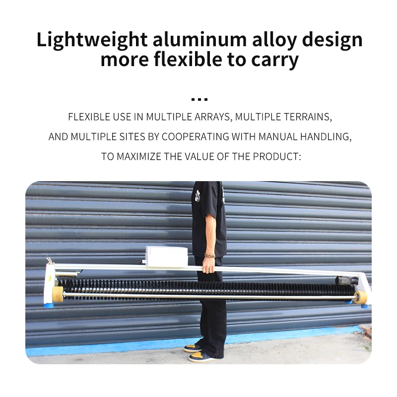 روبوت وفرشاة تنظيف الألواح الشمسية، روبوت التنظيف الأوتوماتيكي، فرشاة، نظام معدات آلة التنظيف الكهروضوئية للغسيل #2