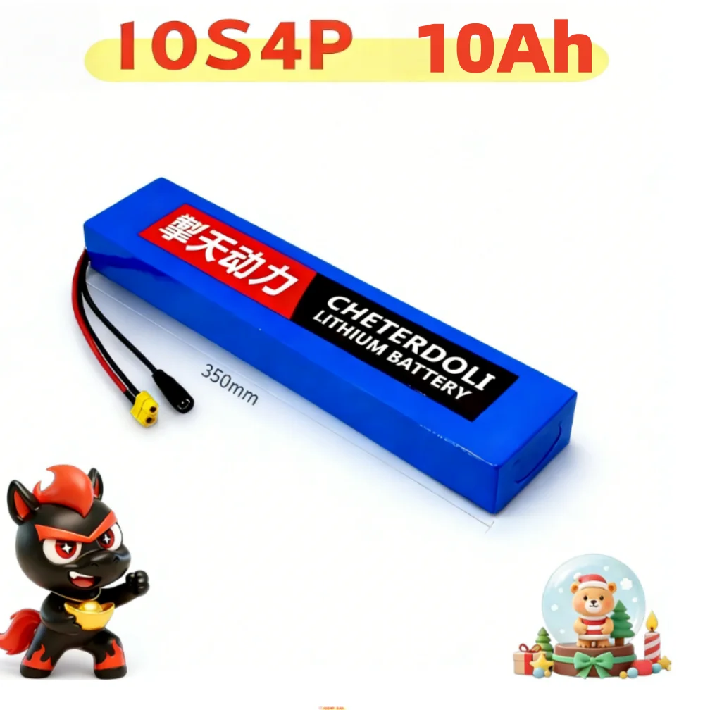 For Xiaomi M365/M365 Pro Scooter 36V 10000mAh Battery Pack 10S4P High Quality Cells with Multiple Protection System Safe