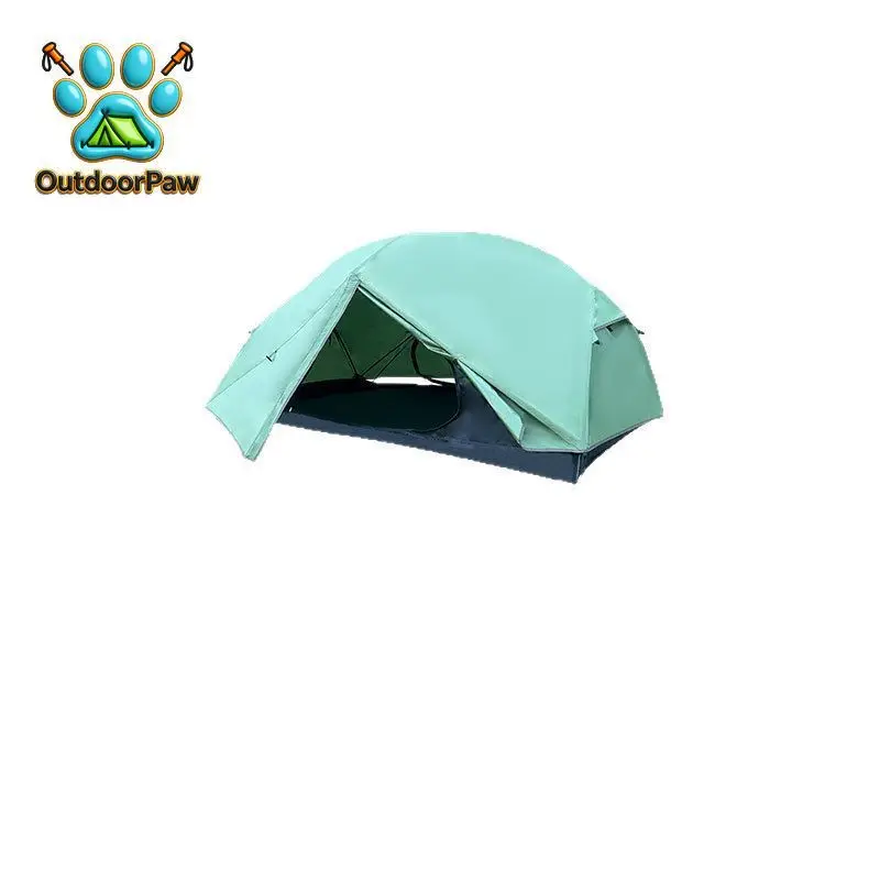 Outdoor camping tent Windproof and rainproof double-layer camping net Portable foldable automatic net Anti-mosquito double net