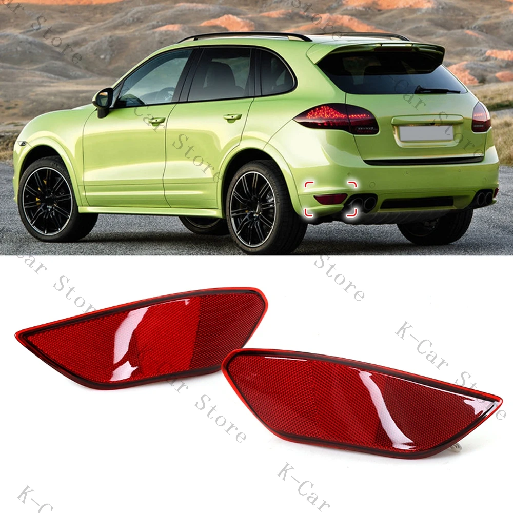 

Для Porsche Cayenne 2011-2014 2015-2017 2018-2021 задний бампер фотоотражатель Тормозная лампа автомобильные аксессуары 95863110510 95863110610