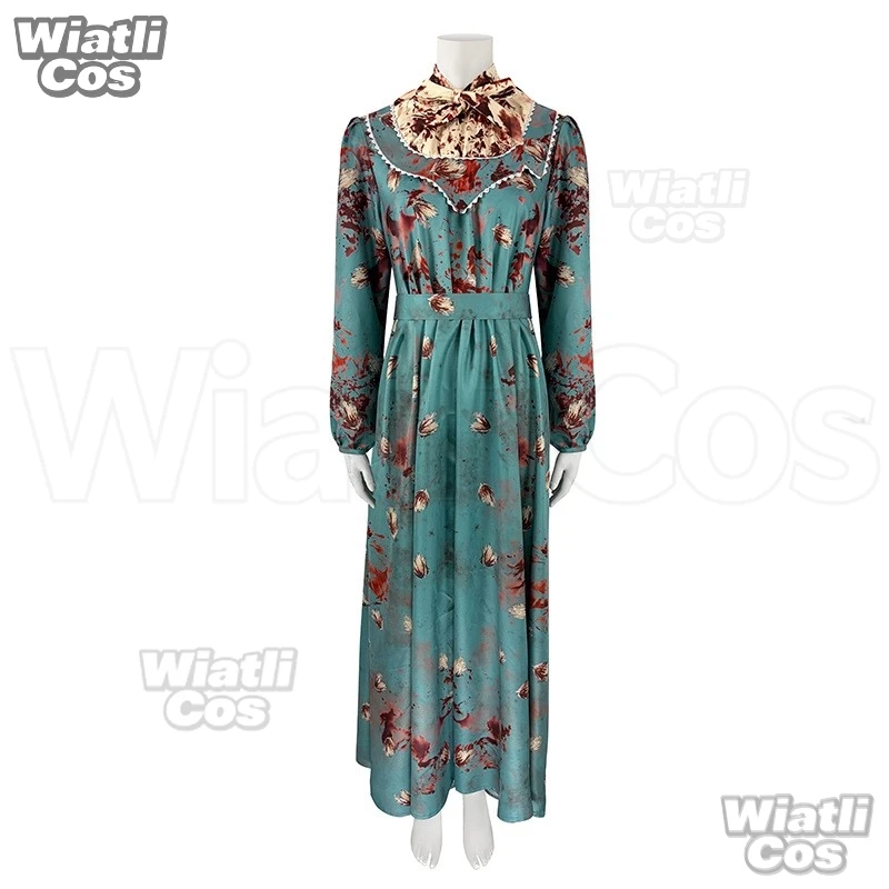 Monster: The Story Of Liiiizzie Borden Cosplay Dress Bloody Horror Costume For Women Christmas Halloween Roleplay Clothes