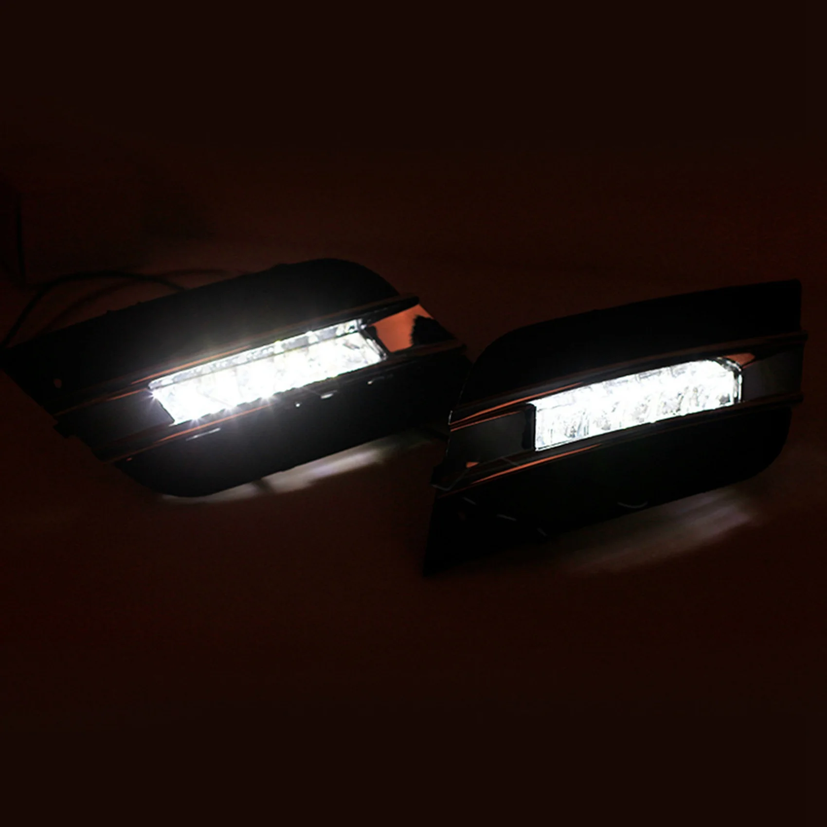 اليمين LED النهار تشغيل ضوء DRL مصباح الضباب لمرسيدس بنز ML350 W164 ML300 ML320 2010-2011