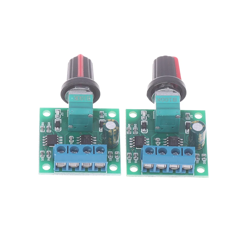 DC 1.8V 3V 5V 6V 12V 2A 1803BK PWM Motor Speed Controller Low Voltage Motor Speed Regulator Switch PWM Adjustable Drive Module