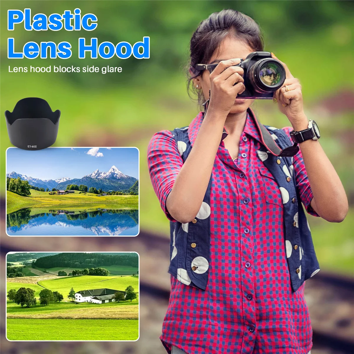 

B24A ET-60II Flower Lens Hood for Canon EF 75-300MM F/4-5.6