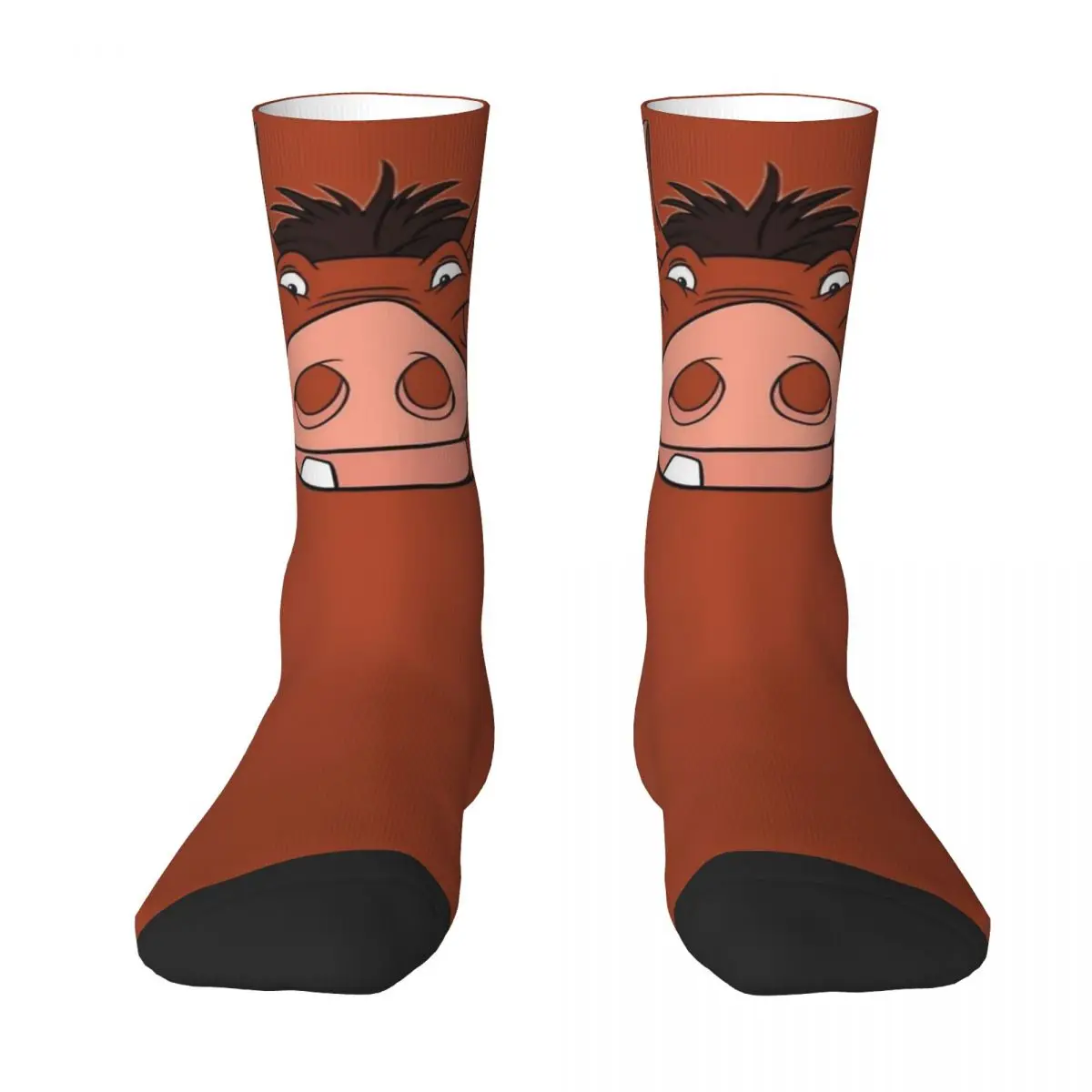 Men Socks Lion King Pumbaa Stockings Winter Fashion Soft Breathable Socks Graphic Outdoor Non Slip Socks