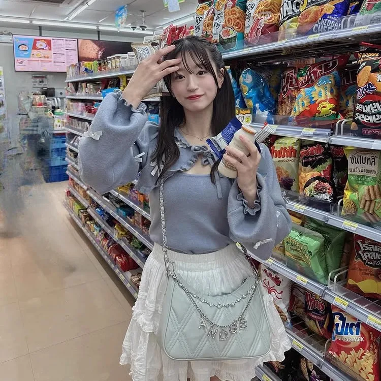 일본식 달콤한 우아한 레이스 업 보우 랜턴 슬리브 짧은 카디건 니트 민소매 슬링 탑 다목적 투피스 세트 여성