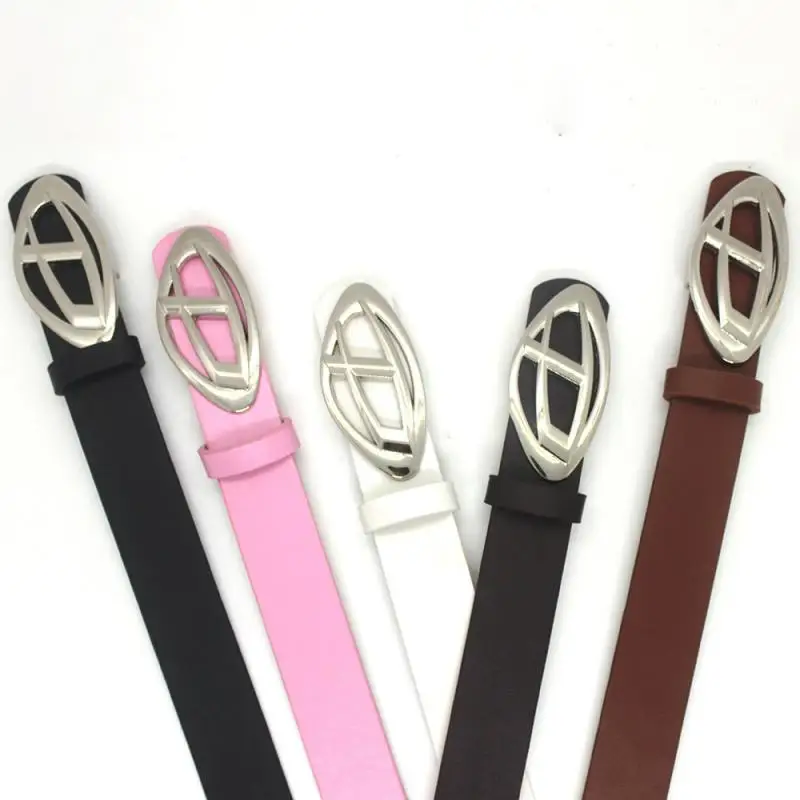 New Belt Personality Necessary Wardrobe Women's Belt Clothing Accessories D-button Head Belt New Fashion Must Have Trendy Belt