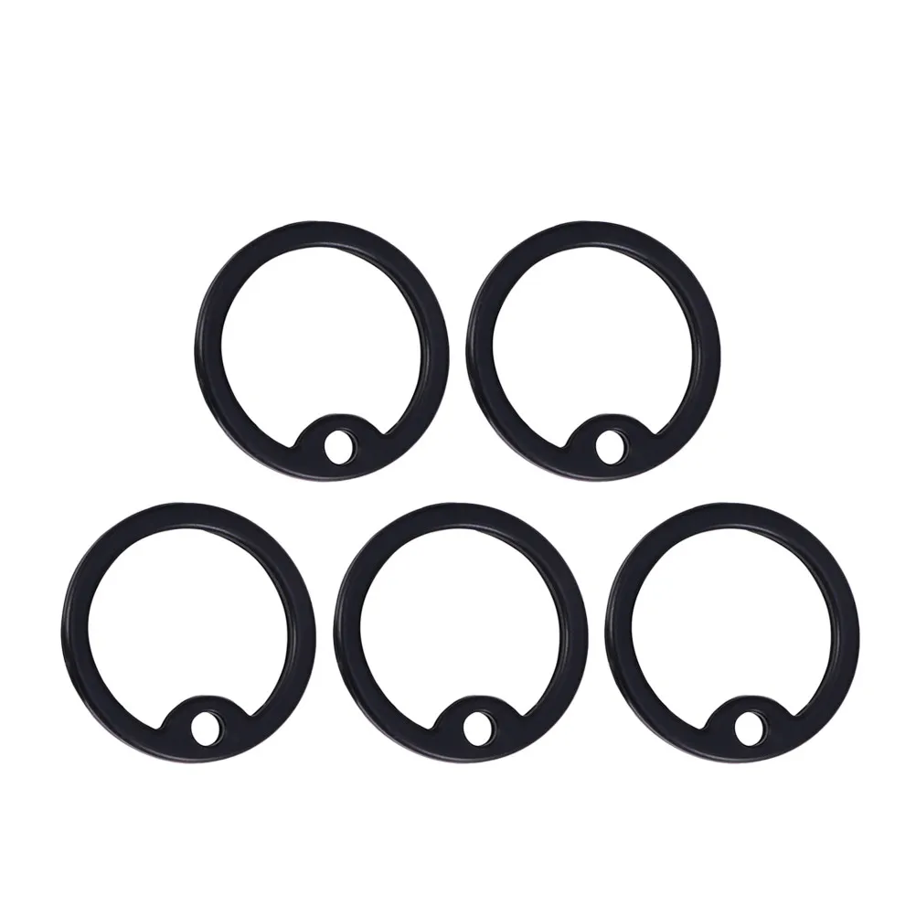 12Pcs Dog Tag Silencers Silicone Rubber Mute Circle for Dogs Cats Military Tags Free Quiet Movement Pet Supplies
