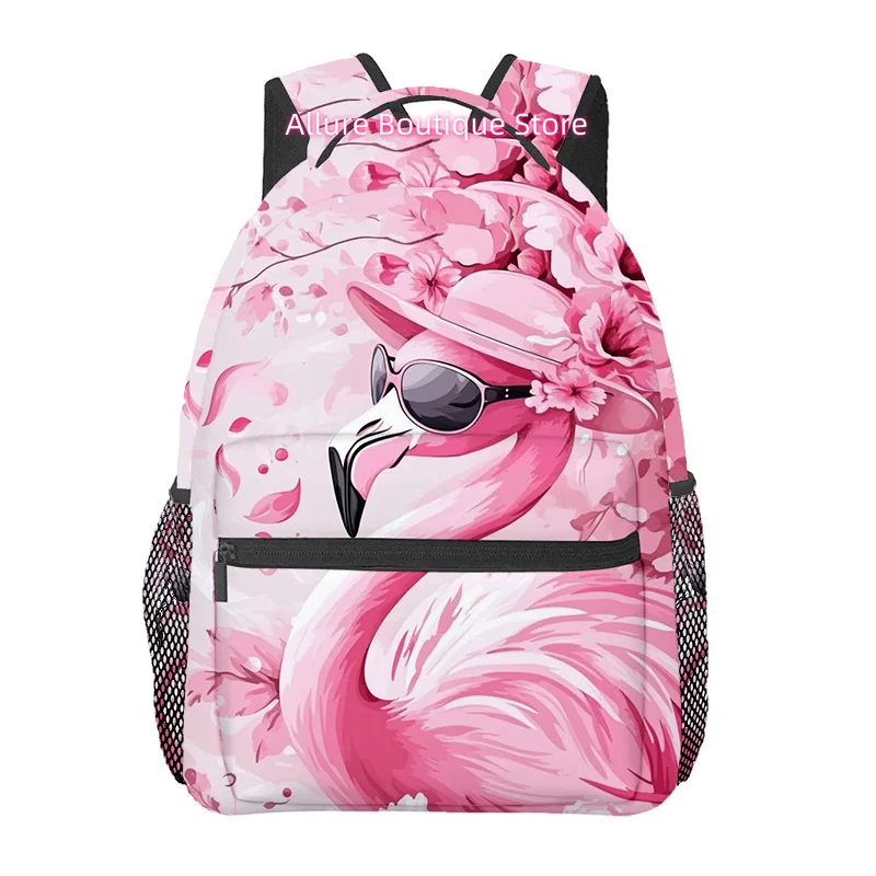

Flamingo Print Lightweight Foldable Backpack with Adjustable Comfort Straps, 15.6" Laptop Compartment & Multiple Pockets - Daypa