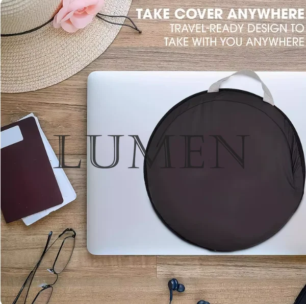 Laptop Tablet Lens Hood Dust-proof Rain-proof Sun-blocking Protective Cover Tent