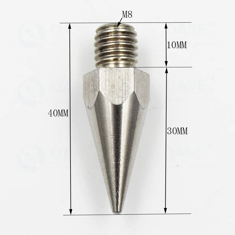 Mini Foot Screw Feetscrew for Prism Carbon Fiber Centering Pole Rod Thread 1/4 5/8 Inch M8 M10 Multiple Specifications 1Piece