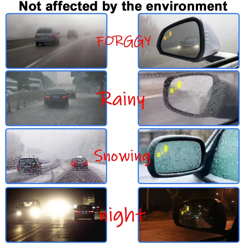 Car Blind Spot Monitoring System BSD BSA BSM Radar Parking Sensor Assist Lane Changing For BYD S7 2015 to 2017