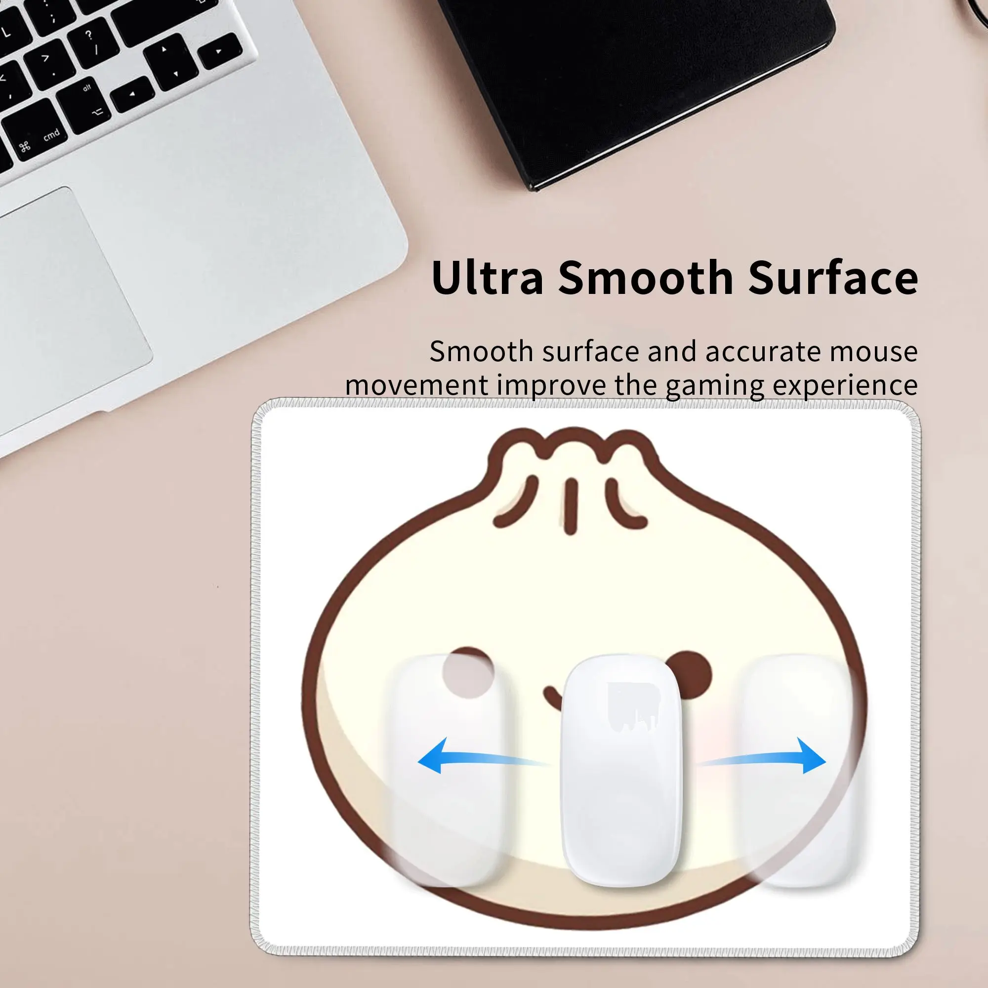 cute dumpling Mouse Pad Computer Keyboard Mouse Mat Gaming PC Laptop Desk Mat Office Accessories Table Mats