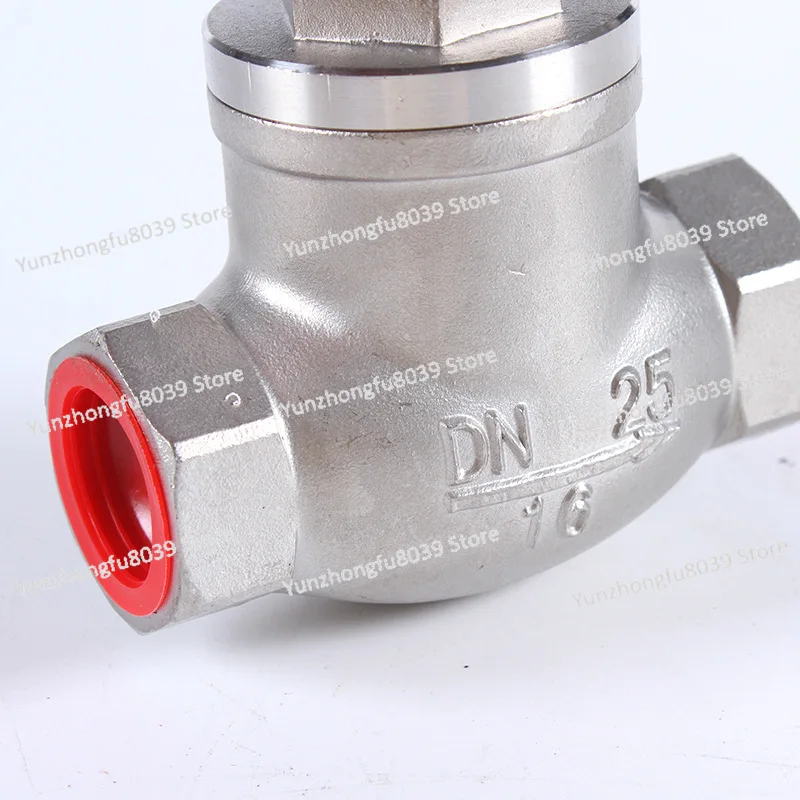 صمام لولبي Solenoid Valve for Steam Liquid, Two-position, Two-way Direct-acting Stainless Steel High-temperature Solenoid Valve الماء والبخار — تفصيل 4