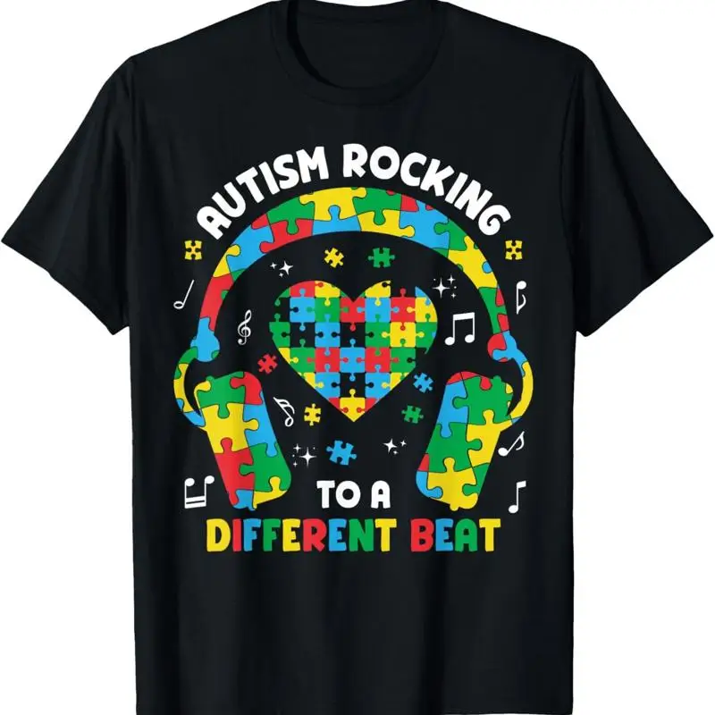 Autism Rocking To A Different Beat Boys Kids T Shirt