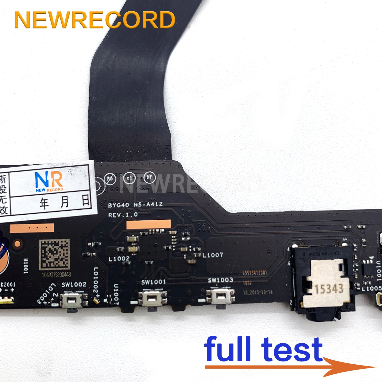 BYG40 NS-A411 NS-A412 لينوفو اليوغا 900-13ISK اليوغا 900-13ISK2 لوحة توزيع الطاقة كمبيوتر محمول USB الصوت Hdim مكبرات الصوت مجموعة زوج #6