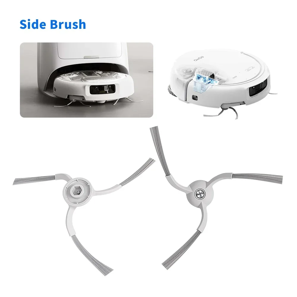 ل DJI ROMO P ROMO S ROMO A ممسحة الوسادة القماش الجانب الرئيسي فرشاة فلتر HEPA كيس لجميع الغبار استبدال الملحقات صحية المتاح