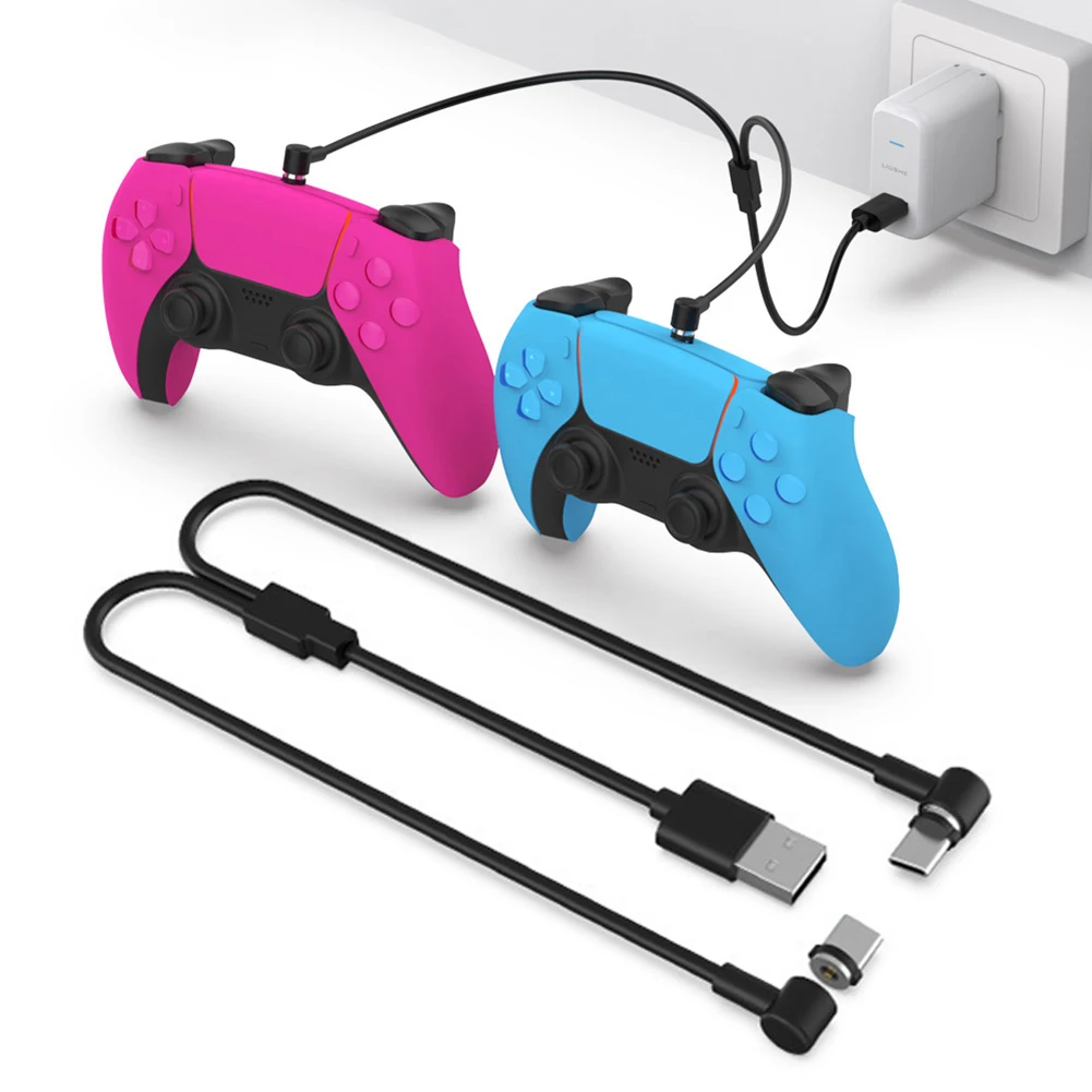 Magnetic Gamepad Charger Adapter Two-in-One Multipurpose Handle Charging Cable Plug and Play Save Space Accessories for PS VR2