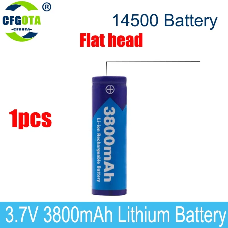 Akumulator 14500 3,7 V o dużej pojemności 3800 mah akumulator litowo-jonowy, używany do elektrycznej szczoteczki do zębów, maszynki do golenia,