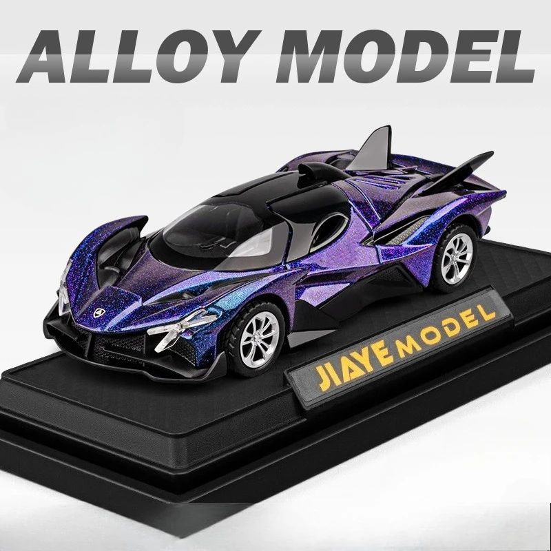 Apollo EVO – modèle de voiture en alliage, jouet sonore et lumineux, cadeau pour enfants garçons, Voiture Miniature moulée sous pression, Collection, passe-temps, 1/36