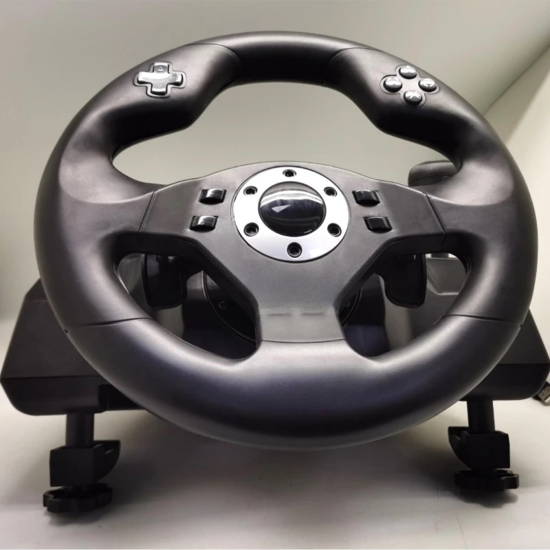 

Racing game steering wheel console, compatible
