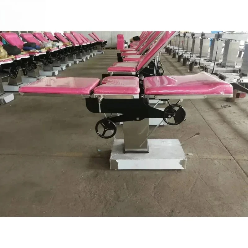 Stainless Steel Multifunction Adjus Hospital Obstetric Bed Gynecology Operation Delivery