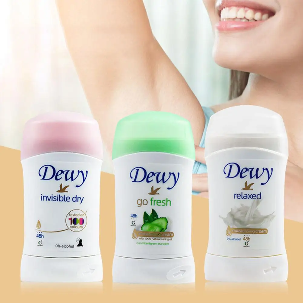 Women's Underarm Deodorant Stick 40g Fragrant Sweat Control Odor Reduction Armpit Dryness Body Deodorizer for Daily Use