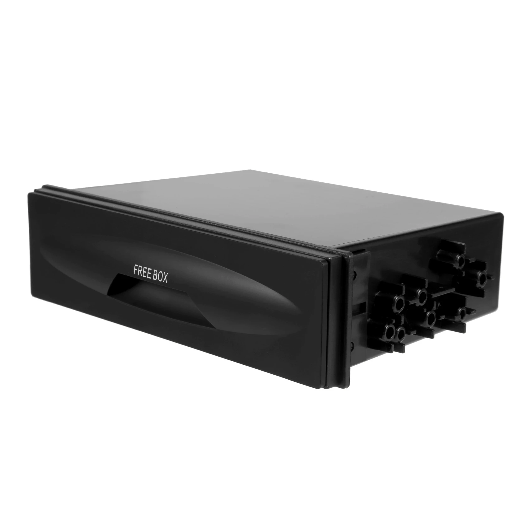 

Универсальный автомобильный ящик для хранения-38 дюймов, однослойный автомобильный одинарный приборный радиоприемник, установочный Карманный Комплект 177x50x120мм